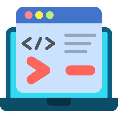 Web tasarım ikonu vektör illüstrasyonu