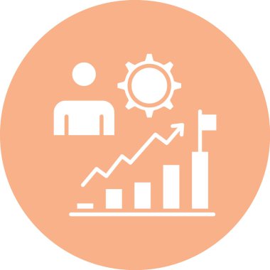 iş simgesi vektör illüstrasyonu