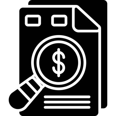 Dolar. Web simgesi basit tasarım