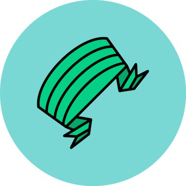 Yeşil simge vektör illüstrasyonu