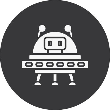 Robot simgesinin vektör illüstrasyonu