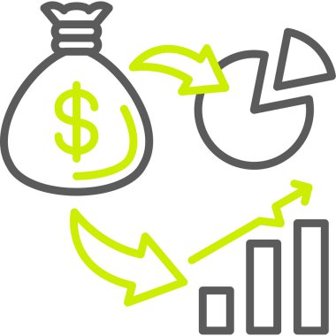 para değişim şeması simgesi