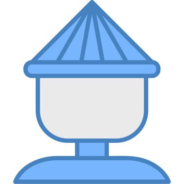 lamba lambası simgesi, düz tasarım