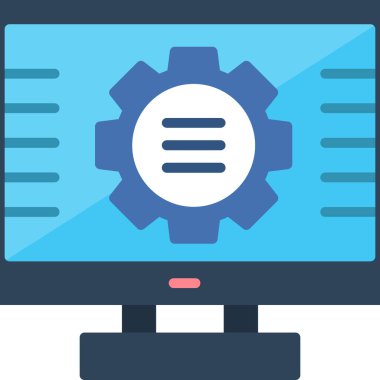 dizüstü bilgisayar simgesi, vektör illüstrasyonu