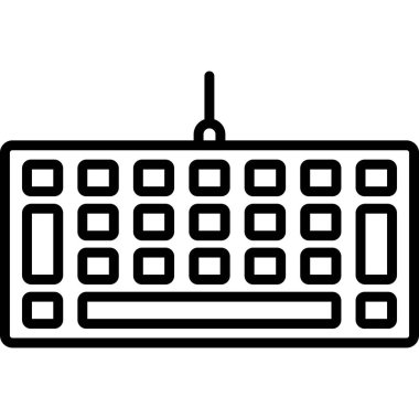 Klavye simgesi, basit biçim