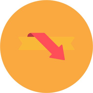 Düz biçimli ok aşağı simgesi