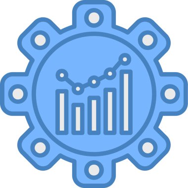 dişli grafiği simgesi doldurulmuş ana hatlar biçiminde