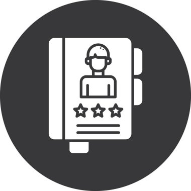 Geri bildirim derecelendirme simgesi. Beyaz arkaplanda izole edilmiş web tasarımı için geri besleme vektör simgesinin basit illüstrasyonu