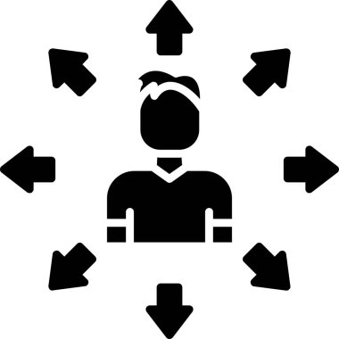 oyuncu simgesi vektör çizimi