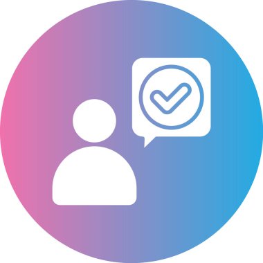 Kullanıcı modern simgesinin vektör illüstrasyonu