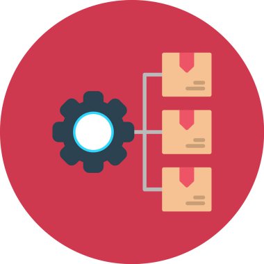 Dosya paylaşımı düz vektör simgesi