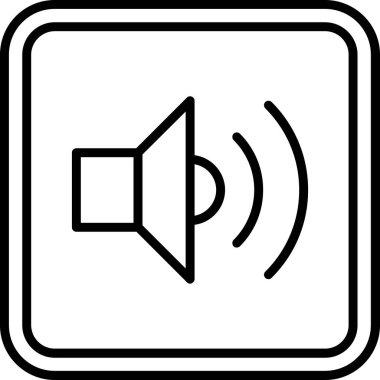 hoparlör vektör illüstrasyonu