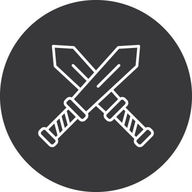 Modern bir simgenin vektör illüstrasyonu