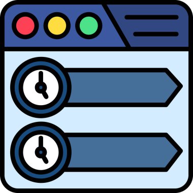 Web tasarım simgesi, vektör illüstrasyonu