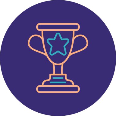 Ödül. Web simgesi basit illüstrasyon
