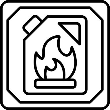 Projeniz için vektör ateşleme simgesi