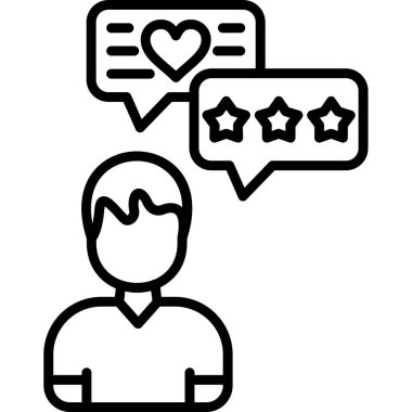 Geri besleme simgesi vektör illüstrasyonu