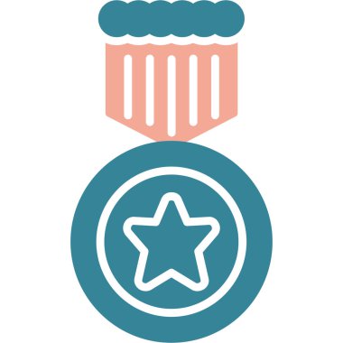 Rozet. Web simgesi basit illüstrasyon