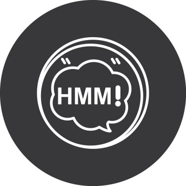 Sohbet simgesinin vektör illüstrasyonu