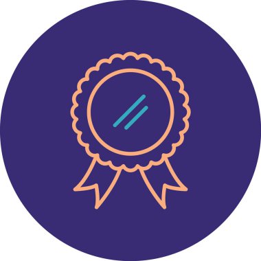 Rozet. Web simgesi basit illüstrasyon