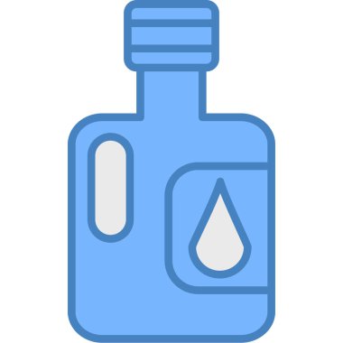 şişe içecek ikonu ana hatlarıyla