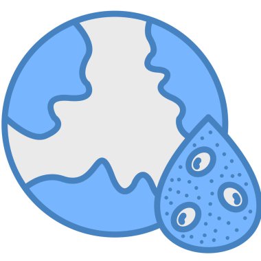 Ay ışığı. Web simgesi basit illüstrasyon