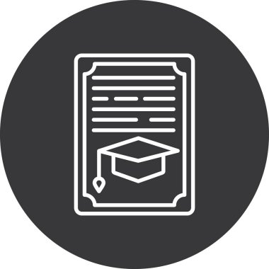 Eğitim simgesinin vektör illüstrasyonu