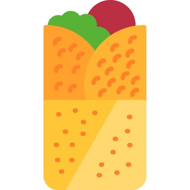 Meksika Tortilla vektör illüstrasyonu