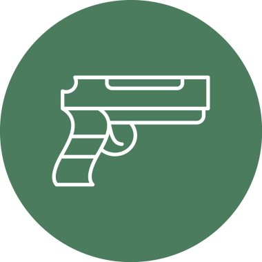 silah simgesi vektör illüstrasyonu