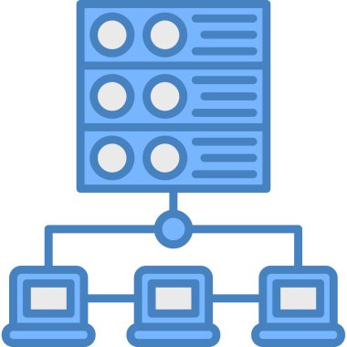 şebeke. Web simgesi basit illüstrasyon