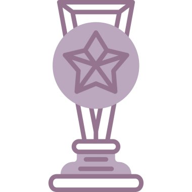 Ödülü Kupası düz simgesi