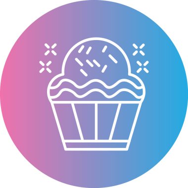 Pasta Simgesinin Vektör illüstrasyonu