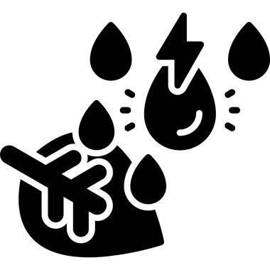 Su damlası. Basit tasarım