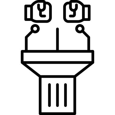 Elektrik prizi simgesi, özet biçimi