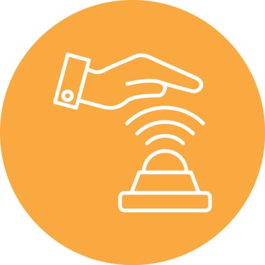 Sinyal vektör simgesi modern basit illüstrasyon