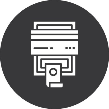 Belge simgesinin vektör illüstrasyonu