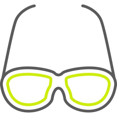 Maske. Web simgesi basit illüstrasyon