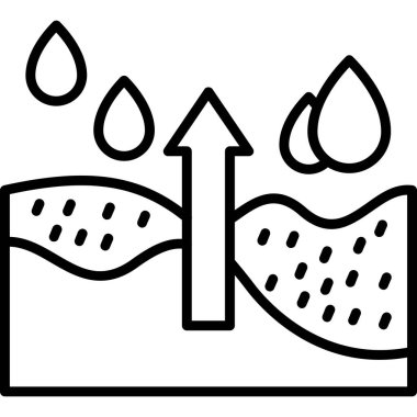 Su damlası. Web simgesi