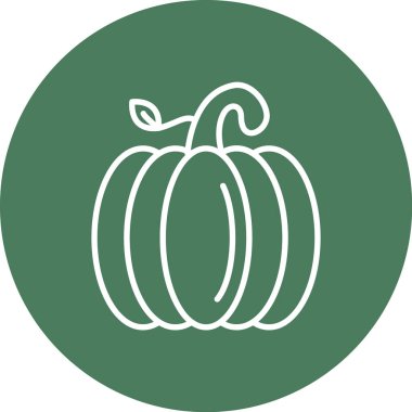 Eşsiz Kabak Vektör Satırı Simgesi