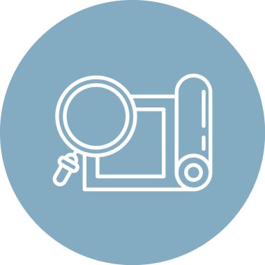 Arama simgesi vektör illüstrasyonu