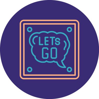 Web ve mobil uygulama tasarımınız için ince bir şekilde simge vektör çizimine gidin.