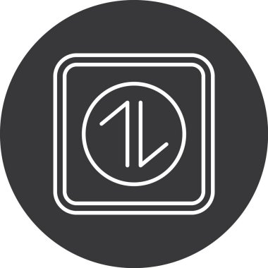 Bir b simgesinin vektör illüstrasyonu