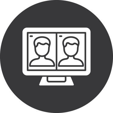 seo modern simgesinin vektör illüstrasyonu