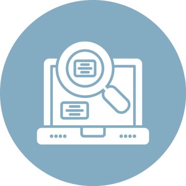 Arama simgesi vektör illüstrasyonu