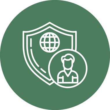 Her Kullanım İçin Basit Vektör Simgesini Koru