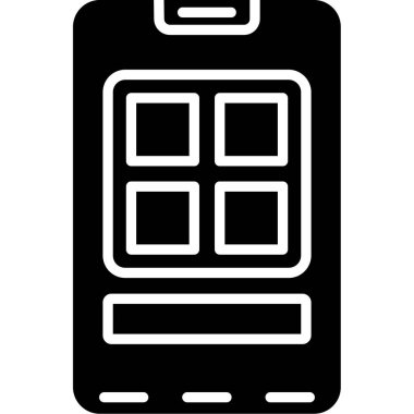 - Telefon. Web simgesi basit tasarım