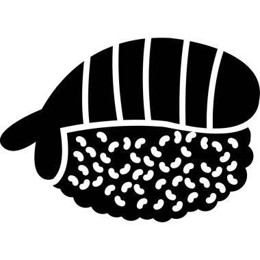 Ekmek. Basit bir çizim. siyah ve beyaz arkaplan