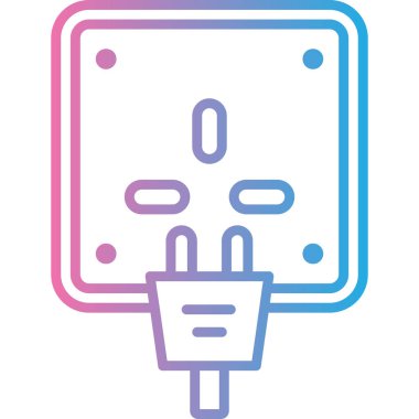 Modern bir dolgu simgesinin vektör illüstrasyonu