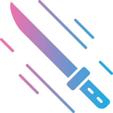 Bıçak. Web simgesi basit illüstrasyon