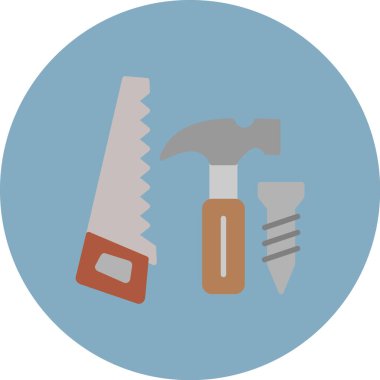 Aletler. Web simgesi basit illüstrasyon